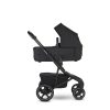EasyWalker Jimmey 2in1 Kombinált Babakocsi LITE RWS Pepper Black - Könnyű Váz, Prémium Rugózás