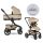 EasyWalker Jimmey 2in1 Kombinált Babakocsi LITE RWS Sand Taupe - Könnyű Váz, Prémium Rugózás
