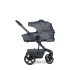 Easywalker Harvey5 Premium 2 az 1-ben Kombinált Babakocsi Mineral Grey - Prémium Városi Babakocsi, Mózeskosárral és Sportüléssel, Újszülött Kortól