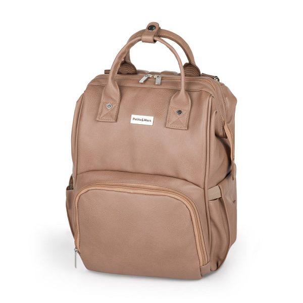 Petite & Mars Jasper Pelenkázó Hátizsák Babakocsihoz Camel Beige - Tartós, Praktikus és Stílusos Tároló Minden Anyukának