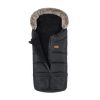Petite & Mars Arctic 4in1 Téli Szett Furry Forever Black Bundazsák Kézmelegítő és Kesztyű Babakocsira
