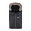Petite & Mars Arctic 4in1 Téli Szett Furry Forever Black Bundazsák Kézmelegítő és Kesztyű Babakocsira