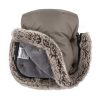 Petite & Mars Arctic 4in1 Téli Szett Furry Mocha Mousse Bundazsák Kézmelegítő és Kesztyű Babakocsira