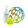 Baby Einstein Oball Bright Starts Easy Grasp Classic Színes Készségfejlesztő Játék + Aquaint 100% Ökológiai Tisztító Víz 50ml