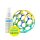 Baby Einstein Oball Bright Starts Easy Grasp Classic Kék és Zöld Készségfejlesztő Játék + Aquaint 100% Ökológiai Tisztító Víz 50ml