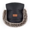 Petite & Mars Comfy 4in1 Téli Bundazsák + Szőrme Kézmelegítő Babakocsira Furry Forever Black - Extra Meleg, Vízálló, OEKO-TEX®, Univerzális Használat, Teljes Téli Szett