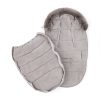 Petite & Mars Comfy 4in1 Téli Bundazsák + Szőrme Kézmelegítő Babakocsira Furry Mocha Mousse - Extra Meleg, Vízálló, OEKO-TEX®, Univerzális Méret, Teljes Téli Szett