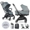 EasyWalker Rockey S Sport Babakocsi Smooth Grey - Ultra Könnyű, Kompakt Összecsukás