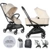 EasyWalker Rockey S Sport Babakocsi Bright Taupe - Ultra Könnyű, Kompakt Összecsukás