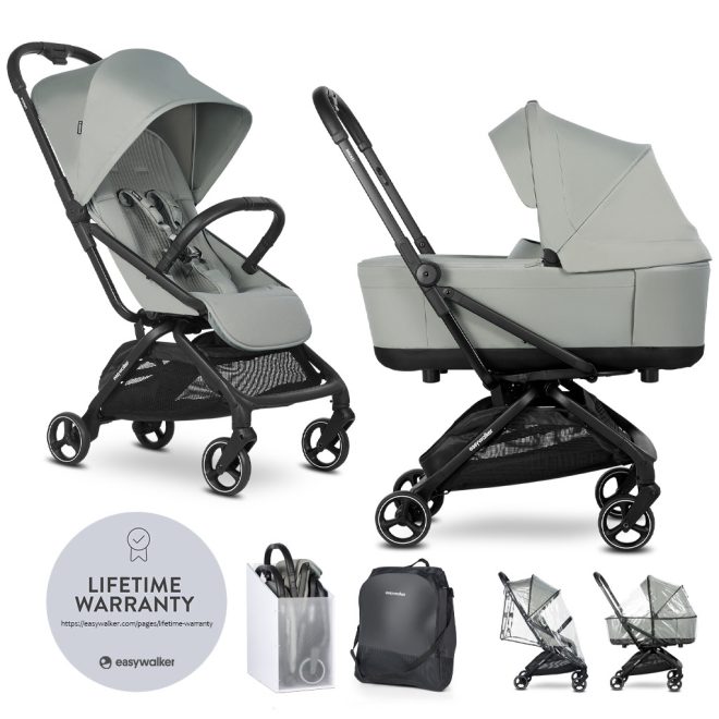 EasyWalker Rockey S Sport Babakocsi Fresh Green - Ultra Könnyű, Kompakt Összecsukás