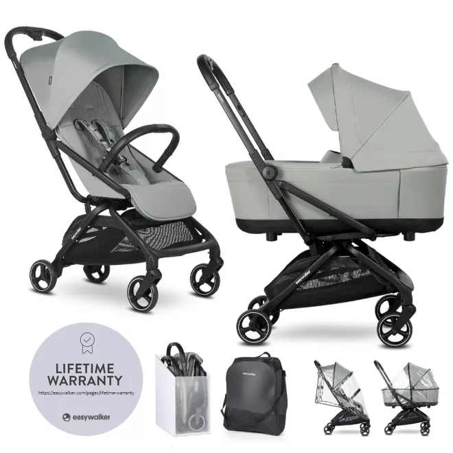 EasyWalker Rockey S Sport Babakocsi Fresh Green - Ultra Könnyű, Kompakt Összecsukás