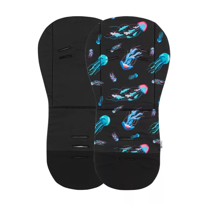 Petite & Mars Foamy Ülésbetét Babakocsiba Limited 100 Jellyfish - Kényelmes, Párnázott és Légáteresztő Ülésbetét Babakocsikhoz