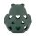 Petite & Mars Szilikon Játék Csörgővel Bear Basil Misty Green - Biztonságos és Fejlesztő Baba Játék 0 hónapostól