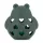Petite & Mars Szilikon Játék Csörgővel Bear Basil Misty Green - Biztonságos és Fejlesztő Baba Játék 0 hónapostól