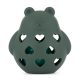 Petite & Mars Szilikon Játék Csörgővel Bear Basil Misty Green - Biztonságos és Fejlesztő Baba Játék 0 hónapostól
