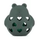 Petite & Mars Szilikon Játék Csörgővel Bear Basil Misty Green - Biztonságos és Fejlesztő Baba Játék 0 hónapostól