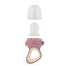 Petite & Mars Szilikon Gyümölcs Etető Cumi Fruzi Rose & Sand - Biztonságos és Kényelmes Gyümölcsetetés Babáknak 6 hónapos kortól