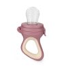 Petite & Mars Szilikon Gyümölcs Etető Cumi Fruzi Rose & Sand - Biztonságos és Kényelmes Gyümölcsetetés Babáknak 6 hónapos kortól