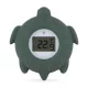 Petite & Mars Szilikon Digitális Vízhőmérő Turtle Terry Misty Green - Precíz és Biztonságos Fürdőhőmérő Babáknak 0 hónapos kortól