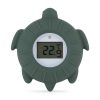 Petite & Mars Szilikon Digitális Vízhőmérő Turtle Terry Misty Green - Precíz és Biztonságos Fürdőhőmérő Babáknak 0 hónapos kortól
