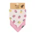 Petite & Mars Nyálkendő Luke 2 db Beige Strawberries & Dusty Rose - Puha, Kényelmes és Divatos Nyálkendők Babáknak 3 hónapos kortól