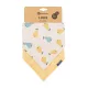 Petite & Mars Nyálkendő Luke 2 db Beige Pears & Intense Ochre - Puha, Kényelmes és Stílusos Nyálkendők Babáknak 3 hónapos kortól