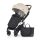 Petite & Mars Sport Babakocsi Royal3 Silver Sahara Beige - Stílusos, Tartós és Kényelmes Babakocsi Könnyű Manőverezhetőséggel
