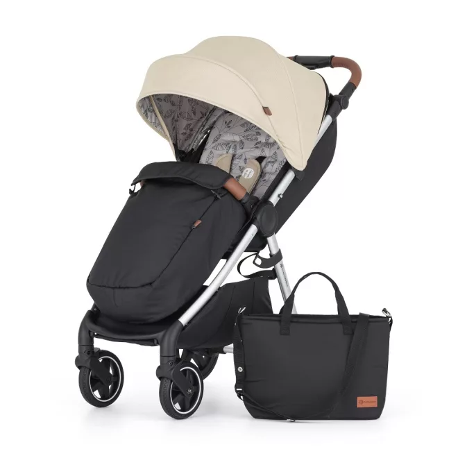 Petite & Mars Sport Babakocsi Royal3 Silver Sahara Beige - Stílusos, Tartós és Kényelmes Babakocsi Könnyű Manőverezhetőséggel