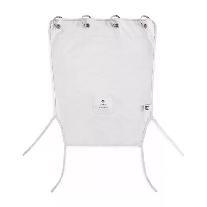 Petite & Mars Árnyékoló Babakocsira Sunny Champagne Shower - Hatékony UV-védelem és Szélálló Napernyő Babakocsikhoz