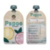 Petite & Mars Papoo Original Tasak Bébiételekhez 1+1 - Praktikus és Higiénikus Tároló Bébiételekhez, Újratölthető és Környezetbarát