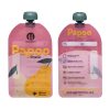 Petite & Mars Papoo Original Tasak Bébiételekhez 1+1 - Praktikus és Higiénikus Tároló Bébiételekhez, Újratölthető és Környezetbarát