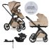 EasyWalker Zoey 3 az 1-ben Kombinált Babakocsi Szett Almond Taupe CYBEx Aton B2 i-Size Autósüléssel és Bázistalppal - Újszülöttől, Biztonságos Utazás