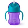 Philips Avent Itatópohár Rugalmas Szívószállal 200ml Lányos (SCF796/02) Csepegésmentes, Fogbarát, Ergonomikus Itatópohár 9 Hónapos Kortól