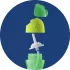 Philips Avent Itatópohár Rugalmas Szívószállal 200ml Fiús (SCF796/01) Csöpögésmentes, Fogbarát, Ergonomikus Itatópohár 9 Hónapos Kortól