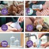 Philips Avent Natural Response Cumisüveg AirFree Szeleppel 260ml (SCY673/01) Szivárgásmentes, Hasfájáscsökkentő, Mellformájú Etetőcumi 1 Hónapos Kortól