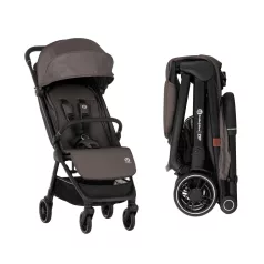   Petite & Mars Zip Sport Babakocsi Creamy Cocoa - Könnyű, Kompakt Összecsukás, Kényelmes Utazáshoz