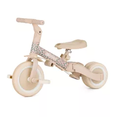   Petite & Mars Turbo 5 az 1-ben Multifunkciós Gyerek Tricikli Pink Meadow Limitált Kiadás - Tolókarral Irányítható, Átalakítható Kialakítás, Növekvő Gyermekhez