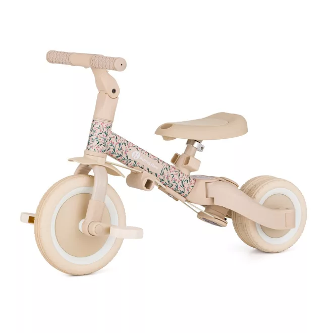Petite & Mars Turbo 5 az 1-ben Multifunkciós Gyerek Tricikli Pink Meadow Limitált Kiadás - Tolókarral Irányítható, Átalakítható Kialakítás, Növekvő Gyermekhez