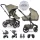 EasyWalker Harvey NxT Set xL Kombinált Babakocsi Moss Green - Prémium Kényelem, Teljes Tartozékszett, Újszülötttől Használható
