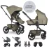 EasyWalker Harvey NxT Set xL Kombinált Babakocsi Moss Green - Prémium Kényelem, Teljes Tartozékszett, Újszülötttől Használható
