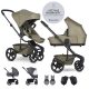EasyWalker Harvey NxT Set xL Kombinált Babakocsi Moss Green - Prémium Kényelem, Teljes Tartozékszett, Újszülötttől Használható