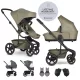 EasyWalker Harvey NxT Set xL Kombinált Babakocsi Moss Green - Prémium Kényelem, Teljes Tartozékszett, Újszülötttől Használható