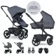 EasyWalker Harvey NxT Set xL Kombinált Babakocsi Deep Blue - Prémium Kényelem, Teljes Tartozékszett, Újszülöttől Használható