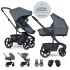 EasyWalker Harvey NxT Set xL Kombinált Babakocsi Deep Blue - Prémium Kényelem, Teljes Tartozékszett, Újszülöttől Használható