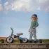 Petite & Mars Turbo Plus 5 az 1-ben Multifunkciós Gyerek Tricikli Misty Green - Tolókarral Irányítható, Átalakítható Kialakítás, Növekvő Gyermekhez
