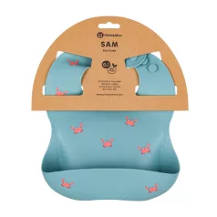   Petite & Mars Take&Match Tengeri Rákos Szilikon Előke 6 Hónapos Kortól - Praktikus Hozzátáplálási Kiegészítő