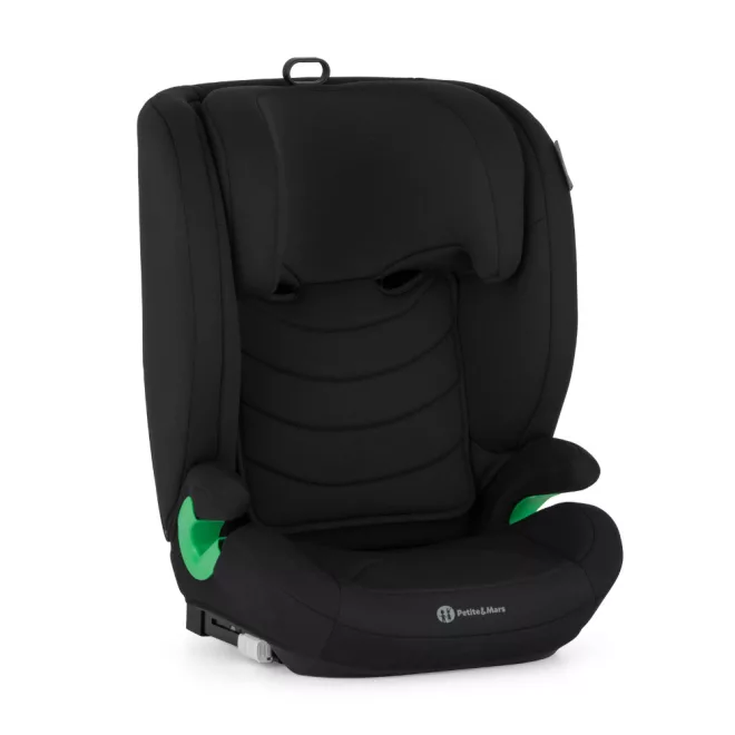 Petite & Mars Astor Pro i-Size Autósülés Szénfekete 100-150cm (15-36Kg) - Biztonságos Utazáshoz Stabil Rögzítéssel
