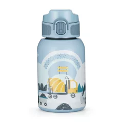 Petite & Mars Rozsdamentes Acél Termosz Szívószállal 350ml Munkagépes Mintával 12 Hónapos Kortól – NaturalBabyShop részletes termékkép és vásárlási információ