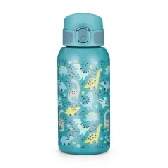   Petite & Mars Rozsdamentes Acél Termosz Szívószállal 500ml Dino Park 36 Hónapos Kortól - Praktikus Úti Italokhoz Tartós Mindennapi Használatra