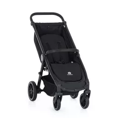   Petite & Mars Street+ Babakocsi Fekete Váz Kerekek nélkül - Strapabíró Kialakítás, Megbízható Mindennapi Használatra